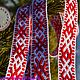 Belt Arepa white-red with dot border. Belts and ribbons. ЛЕЙЛИКА - пояса и очелья для всей семьи. Online shopping on My Livemaster.  Фото №2