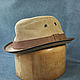 Order Summer beige cotton trilby hat TRL-06. Bluggae Custom Headwear. Livemaster. . Hats1 Фото №3