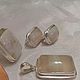 Earrings with natural agate Botswana in 925 silver (English castle). Earrings. marusjy. My Livemaster. Фото №6