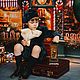 Бархатный bespoke костюм в ретро-стиле для мальчика, Карнавальный костюм, Екатеринбург,  Фото №1