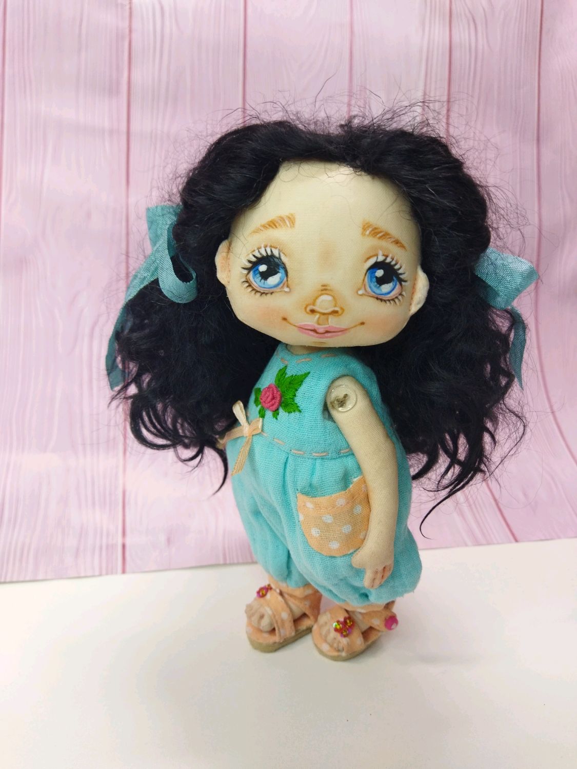  Кукла текстильная  Мила, Интерьерная кукла, Кувшиново,  Фото №1