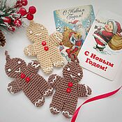 Сувениры и подарки handmade. Livemaster - original item New Year`s souvenir as a gift - gingerbread, postcard. Handmade.