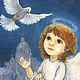 Angels Postcards-Babies for Christmas Mini Postcards. Cards. KapustinaArt. My Livemaster. Фото №6