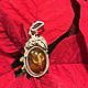 warm sun pendant, amber, 925 silver, holland. Vintage pendants. Dutch West - Indian Company. Online shopping on My Livemaster.  Фото №2