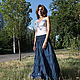 Denim tiered summer skirt 'Stella', Skirts, Tashkent,  Фото №1