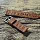 Order Leather watchband with buckle no. №3. MILANO. Livemaster. . Watch Straps Фото №3
