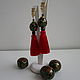 Earrings-Tassels Long YACHT SPLASH Jewelry Red Black. Tassel earrings. Juliya Laborera. My Livemaster. Фото №6