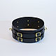 Wide leather belt 'Submission', garter belt, Bandage belt, St. Petersburg,  Фото №1