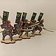 Play set: Samurai with Naginata (black set). Play sets. Wood Soldiers. Online shopping on My Livemaster.  Фото №2