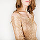 Golden dress. Dresses. BORMALISA. My Livemaster. Фото №6