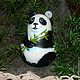 Order Panda roly-poly - music. Original painted Souvenirs and gift. Livemaster. . Stuffed Toys Фото №3