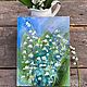 Oil painting 'Lilies of the Valley', 24-18 cm, Pictures, Nizhny Novgorod,  Фото №1