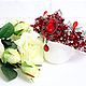 Корона красно-серебристая Ободок из камней Dolce. Ободки. Мария Клишина Авторские украшения. Ярмарка Мастеров.  Фото №4