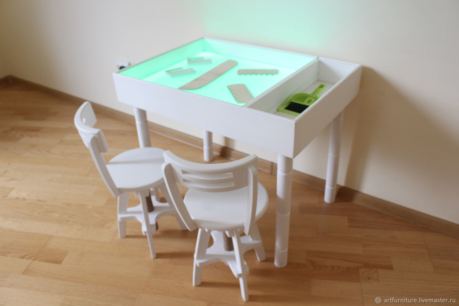 Стол для рисования песком с RGB подсветкой (80х60 см) – купить в Екатеринбурге