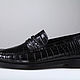 Мокасины из натуральной кожи крокодила IMA7011B4. Топсайдеры. CrocShop товары из экзотической кожи. Ярмарка Мастеров.  Фото №13