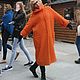 Easy mohair coat 'Orange'. Coats. Lana Kmekich (lanakmekich). My Livemaster. Фото №5