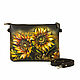 Sunflowers Clutch Bag', Clutches, St. Petersburg,  Фото №1