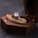 Jewelry box with magnet and engraving, Caskets for rings, Bryansk,  Фото №1