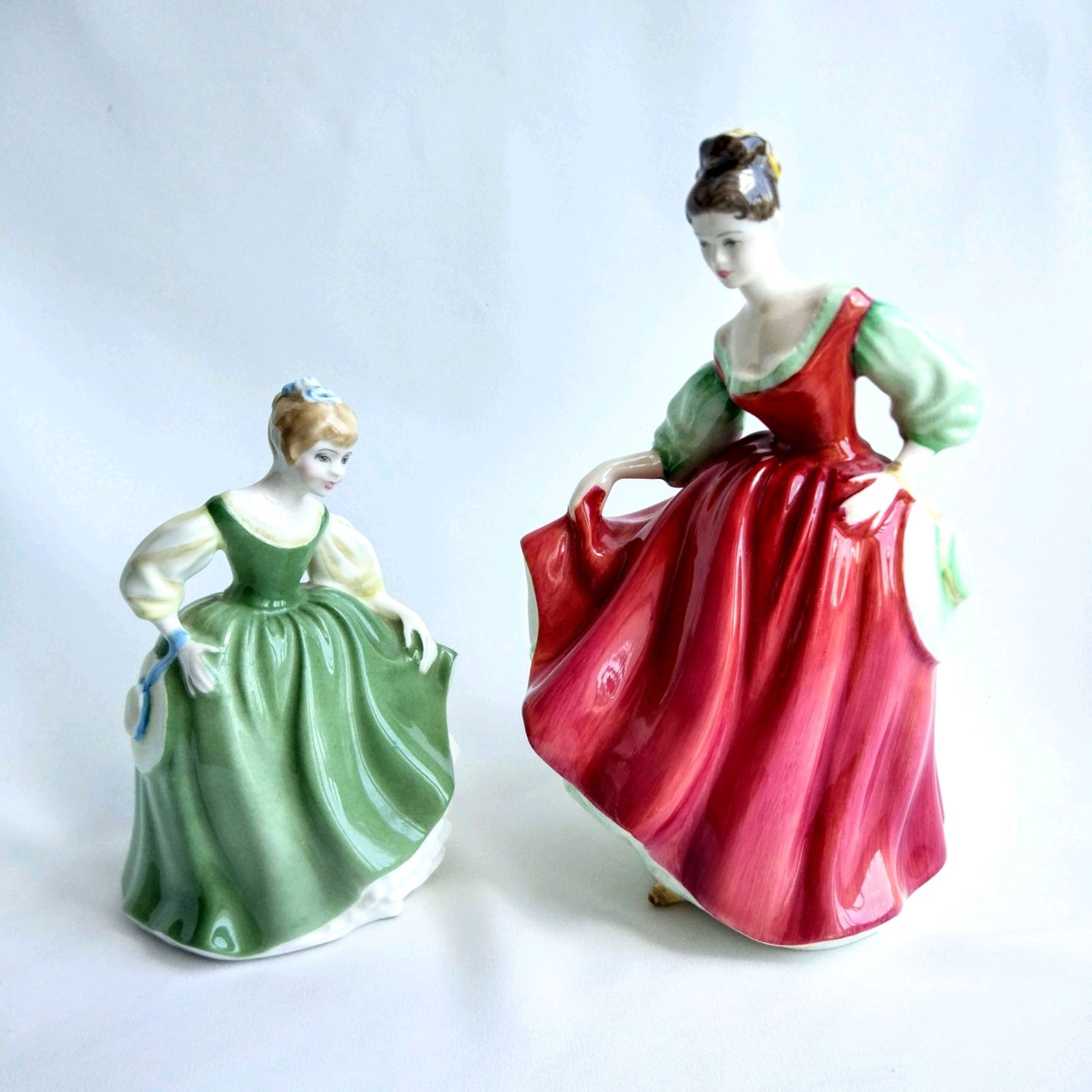 Винтаж: Royal Doulton, фарфоровые статуэтки "Fair Lady" и "F...