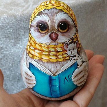 Русский стиль ручной работы. Ярмарка Мастеров - ручная работа Неваляшка 9 см. Handmade.