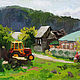 Painting ' Village life', Pictures, Chelyabinsk,  Фото №1