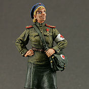 Куклы и игрушки handmade. Livemaster - original item Tin soldier 54 mm. ekcastings. WWII Sergeant of the Red Army. Handmade.