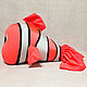 Doll toy fish Nemo orange, soft for children, fish, Puppet show, Bryukhovetskaya,  Фото №1