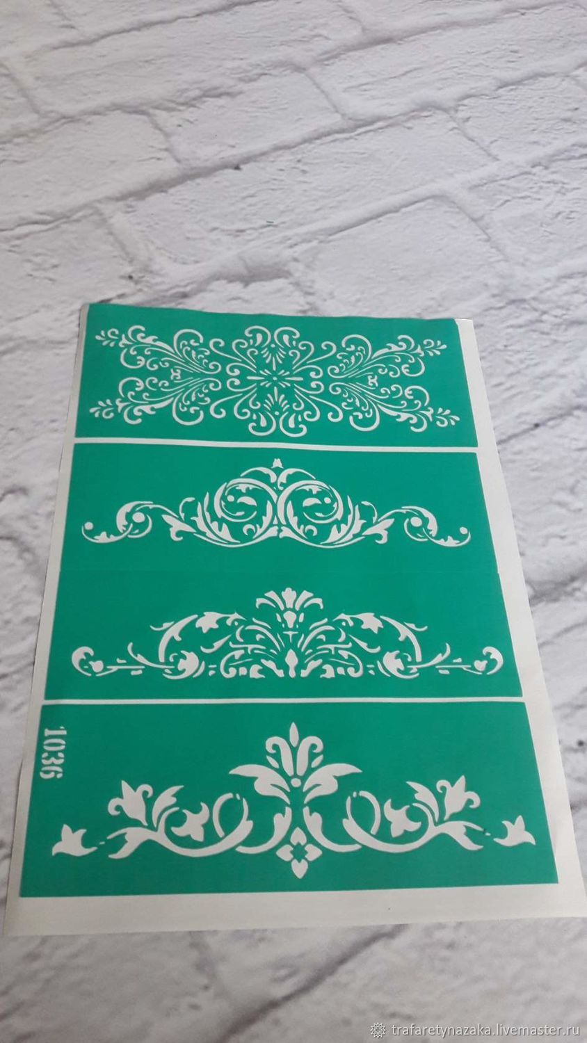 1036 Трафарет на клеевой основе многоразовый – купить на Ярмарке ...