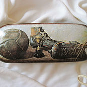Аксессуары ручной работы. Ярмарка Мастеров - ручная работа Очешник "Football forever!". Handmade.