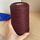 390г 100% кашемир кардный Loro Piana Cashmere пряжа бордовый меланж, Пряжа, Москва,  Фото №1