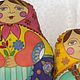 Matryoshka, almohada-juguete, pintado a mano, 39h30 cm. Baby pillow. arkensoie Silkyway. Ярмарка Мастеров.  Фото №4