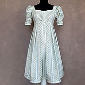 Одежда handmade. Livemaster - original item Empire Style Dress for nursing mom (Cotton Stof). Handmade.