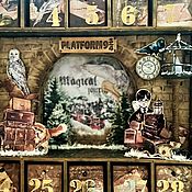 Сувениры и подарки handmade. Livemaster - original item Harry Potter Advent Calendar Platform 9 3/4. Handmade.