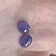Танзаниты натуральные. Пара. 5,6 ct. Бусины. Rainbowgems. Ярмарка Мастеров.  Фото №5