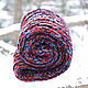 Snood male female'Rock and Roll' (blue-terracotta. Snudy1. IRINA GRUDKINA Handmade Knitwear. My Livemaster. Фото №15