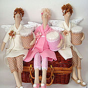 Куклы и игрушки ручной работы. Ярмарка Мастеров — ручная работа Банный ангел с ватными палочками. Handmade.