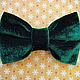 Tie Green Velvet, Ties, St. Petersburg,  Фото №1