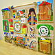 Basebord Educational Module Board 'Kaleidoscope'. Busyboards. Nikolay Igruchkin. Online shopping on My Livemaster.  Фото №2