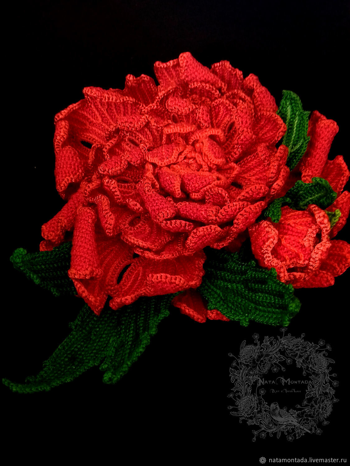 Брошь \"Пиончик аленький\" в интернет-магазине на Ярмарке Мастеров ...