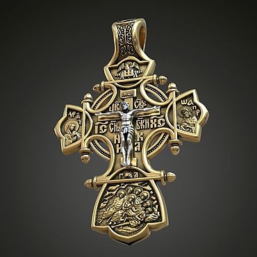 Украшения ручной работы. Ярмарка Мастеров - ручная работа Крестик: Антифон. Handmade.