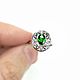 Ring with chromdiopside oval, stone size 7h5, Rings, Moscow,  Фото №1