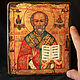 The Icon Of St. Nicholas. Icons. ikon-art. Online shopping on My Livemaster.  Фото №2