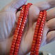 Coral beads roundels, 6mm, 10pcs, Beads1, Zheleznodorozhny,  Фото №1