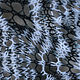 Big black and white scarf 'Graphics', Scarves, Lomonosov,  Фото №1