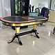 Стол обеденный из дерева с позолотой и инкрустацией. Столы. Mart__furniture. Интернет-магазин Ярмарка Мастеров.  Фото №2