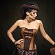 Корсет с натуральной кожей (стимпанк 3). Одежда для субкультур. Shi Corset (Анна). Ярмарка Мастеров.  Фото №5
