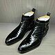 Men's ankle boots made of genuine crocodile leather, custom made!, Ankle boot, St. Petersburg,  Фото №1