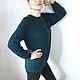 Кофта вязаная из мериноса с мохером. Кофты. Мастерская Wool'Ok (Ирина). Ярмарка Мастеров.  Фото №5