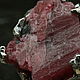 Кольцо с родонитом "Red". Кольца. Art Gems. Ярмарка Мастеров.  Фото №4