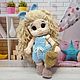  Куколка, плюшевая кукла. Амигуруми куклы и игрушки. Toys-by-panda. Ярмарка Мастеров.  Фото №4